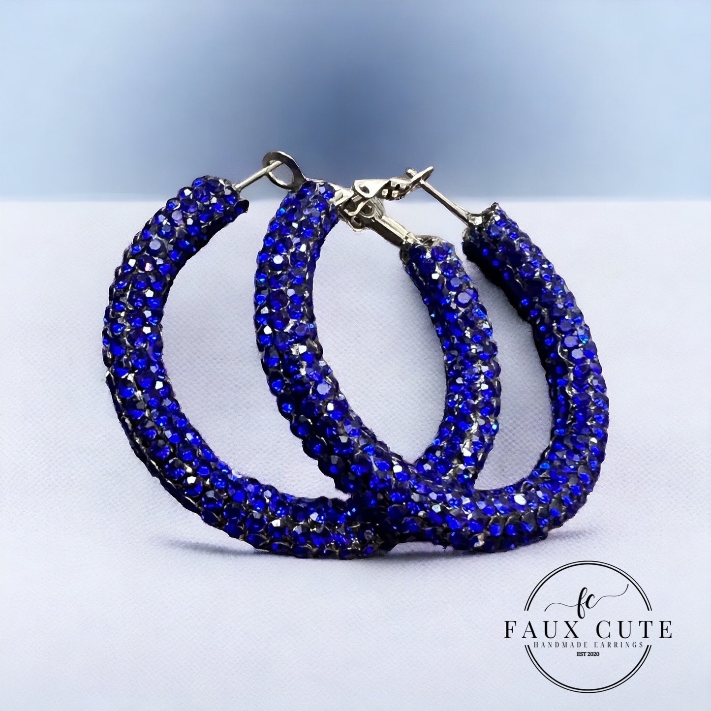 Royal Blue Hoops