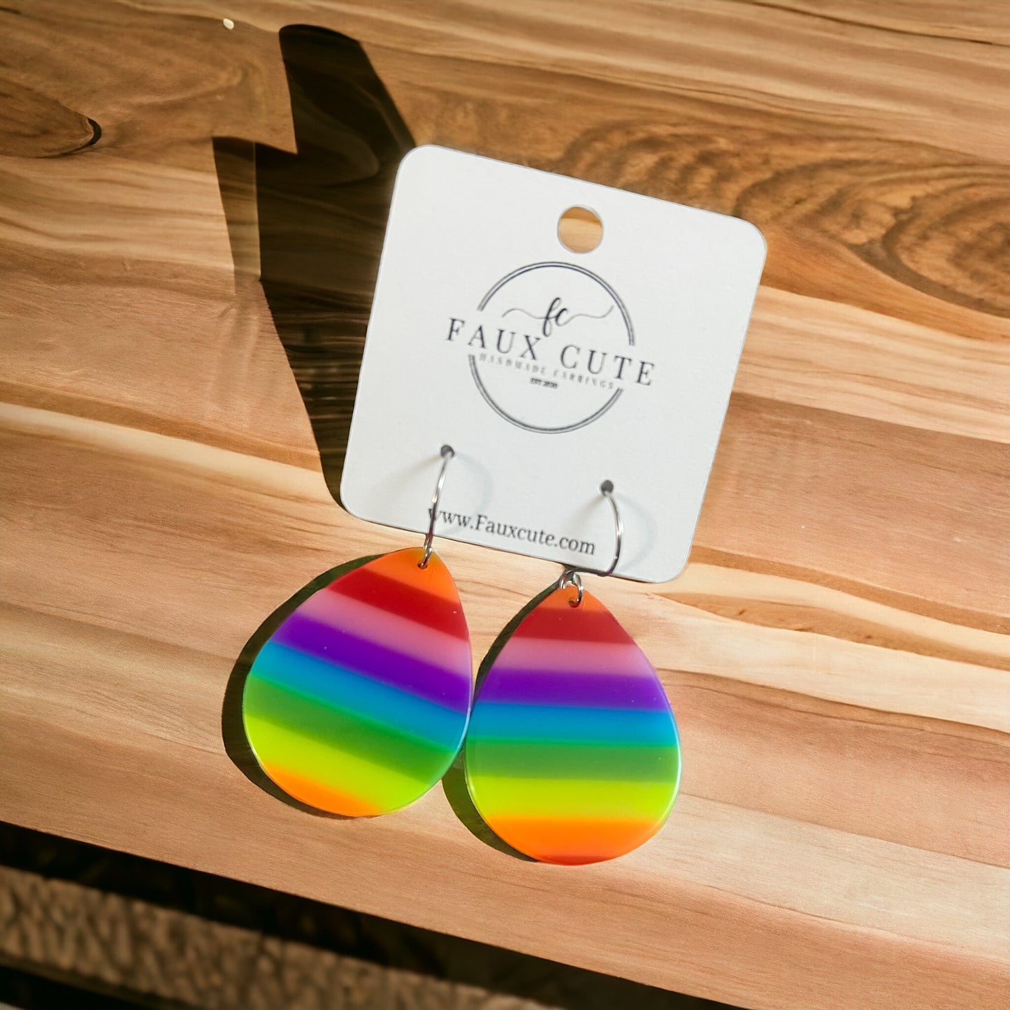 Rainbow Teardrop