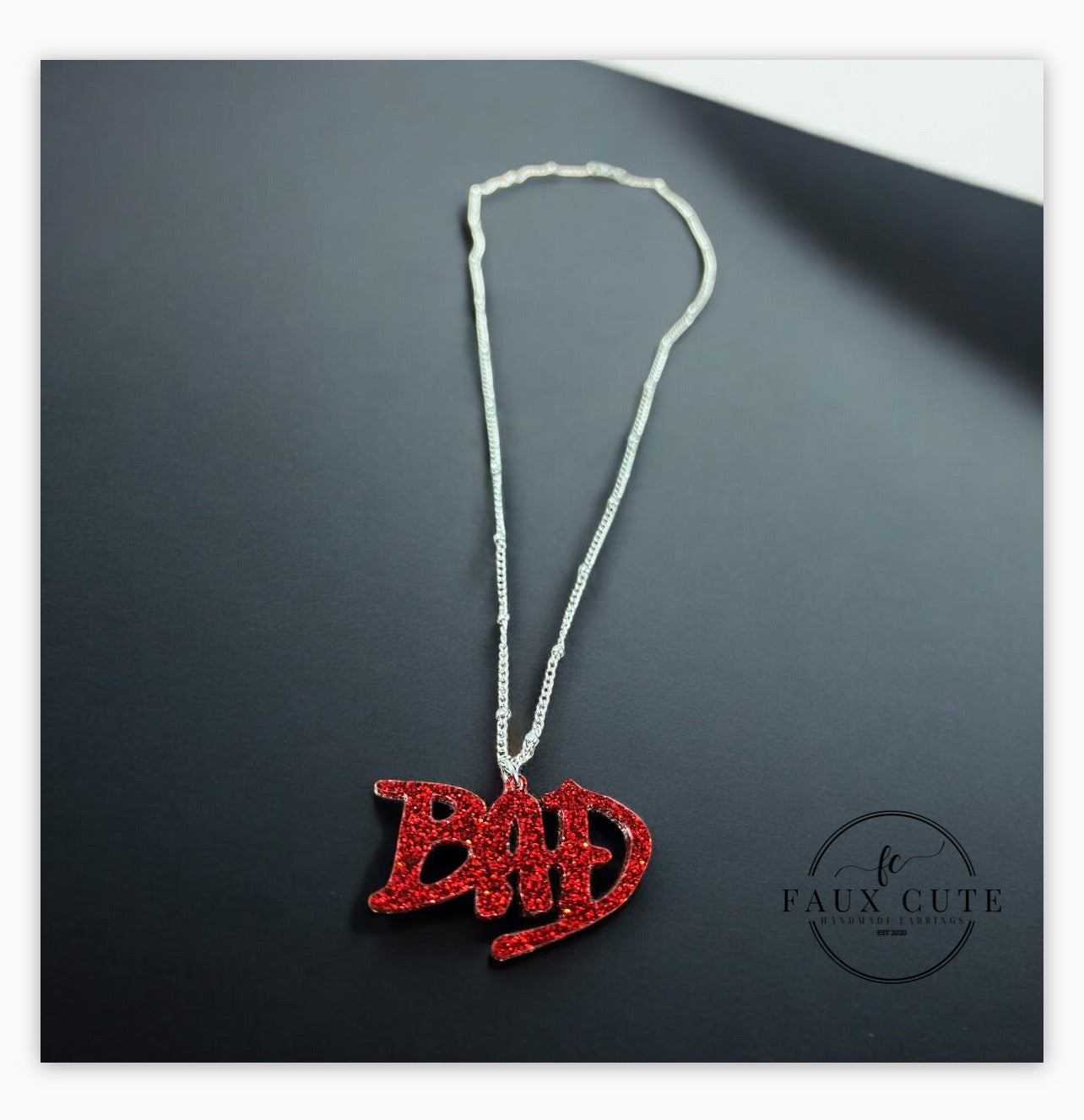 Bad MJ inspired necklace (Pre-Order)