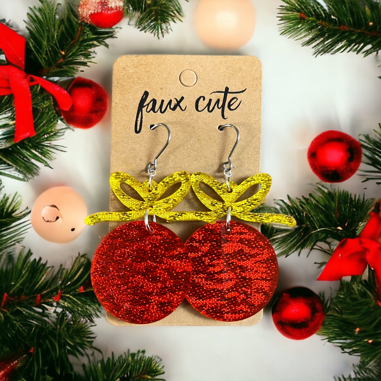 Christmas Ornament Earrings