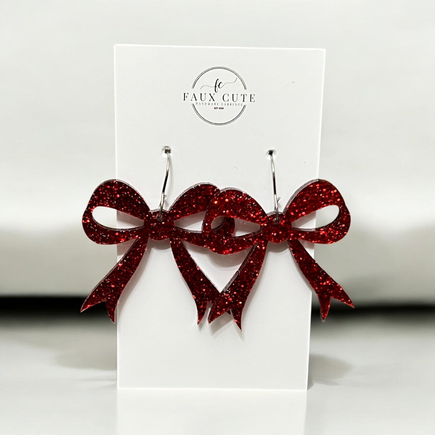 Christmas Glitter Bows