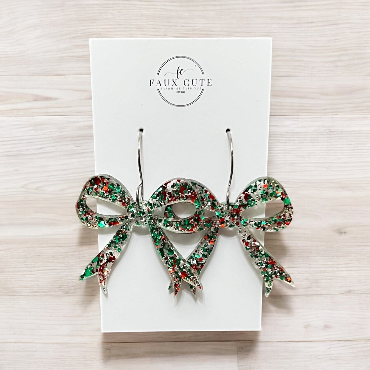 Christmas Glitter Bows