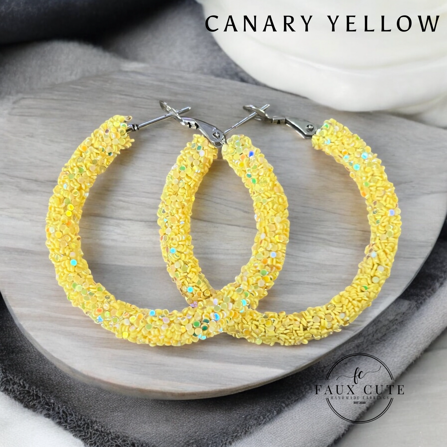 Canary Yellow Glitter