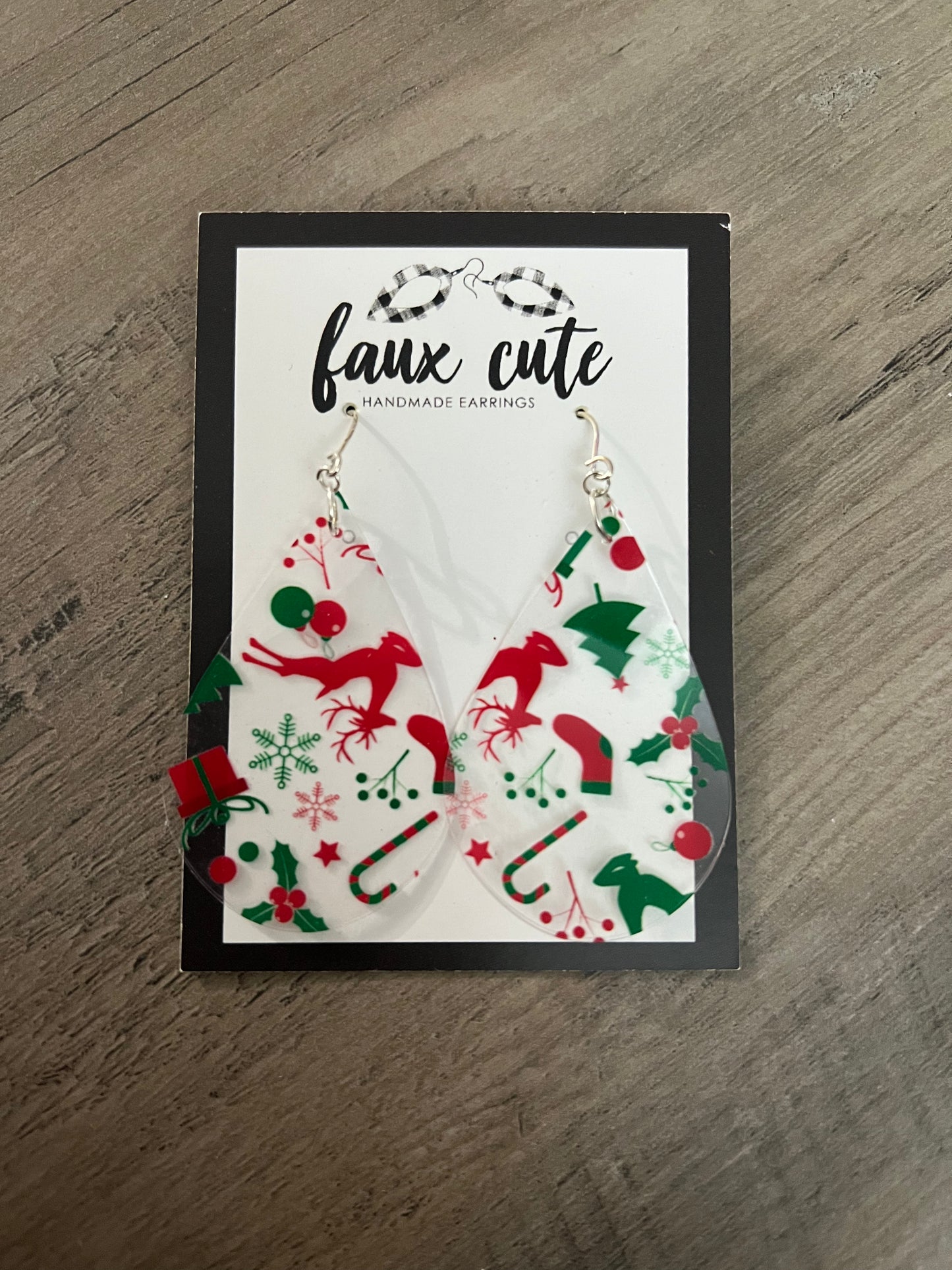 Christmas Jelly Earrings