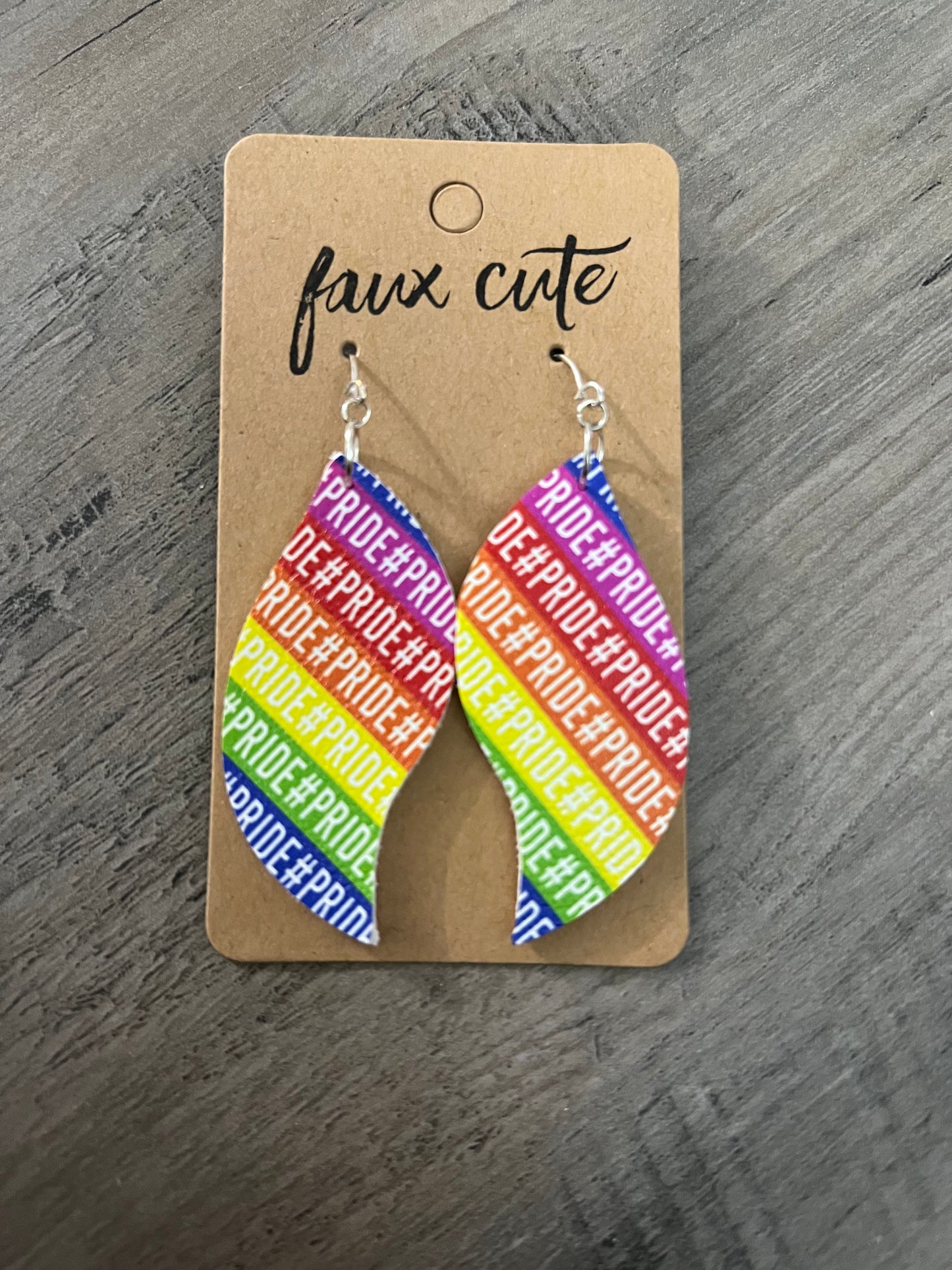 Pride rainbow earrings