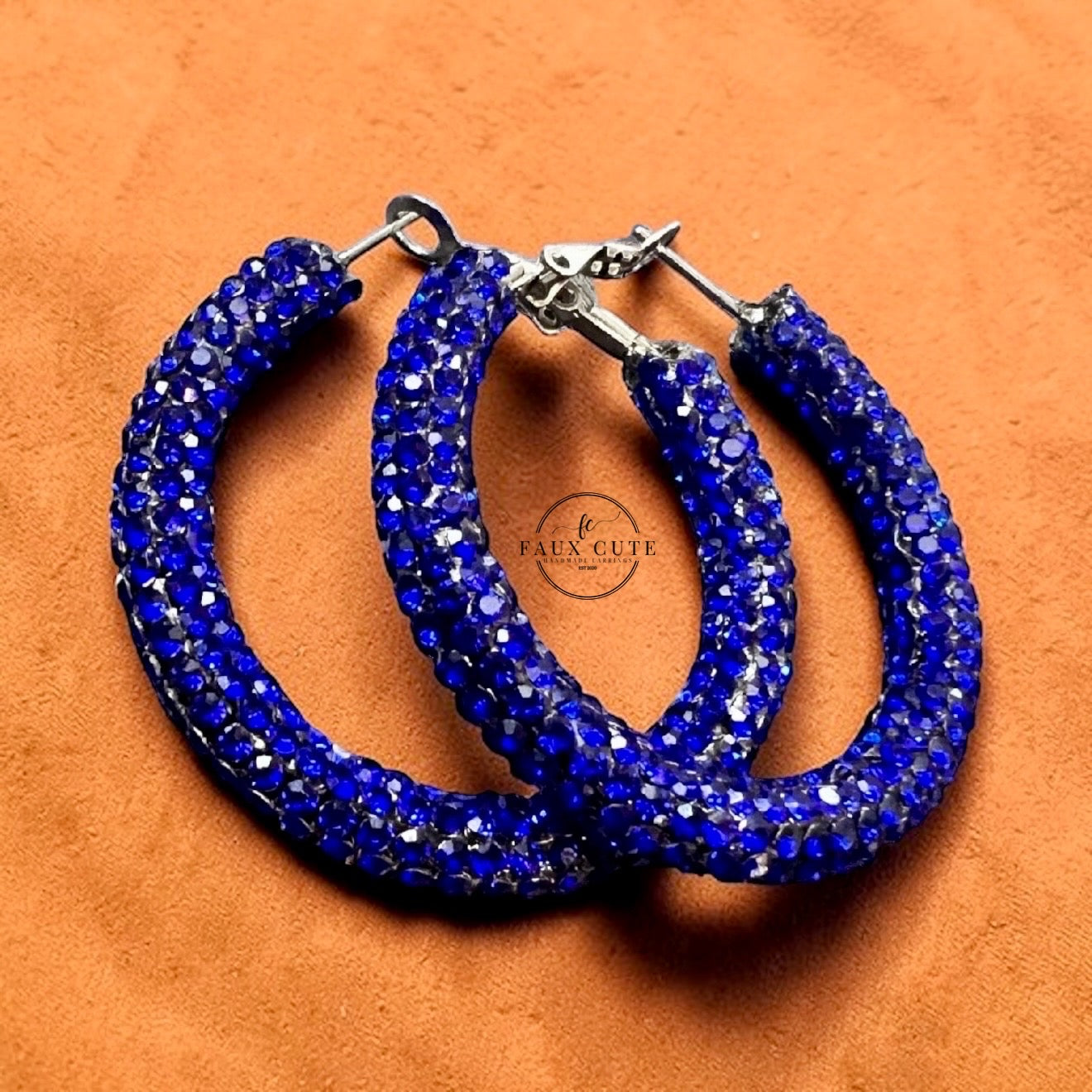 Royal Blue Hoops