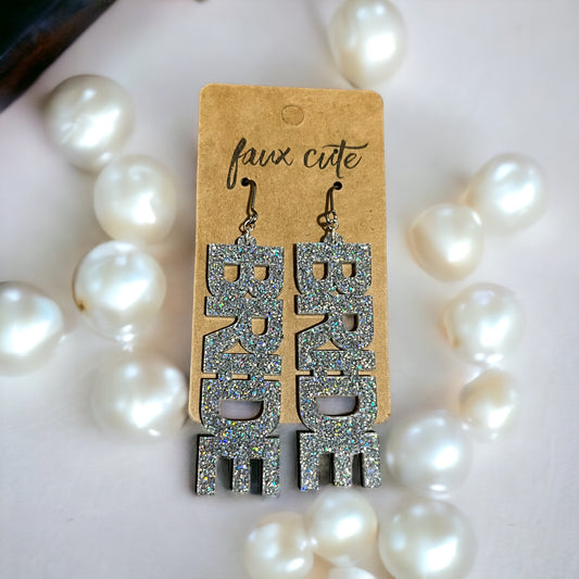 BRIDE sparkle earrings