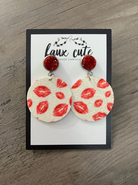 Sealed with a kiss earrings